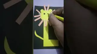 Letter L Craft #art #shortsvideo