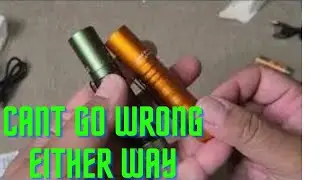 THRUNITE SABER 659 VS THRUNITE SABER EDC TABLETOP COMPARISON