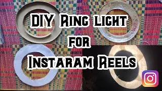 How to make ring light at home using strip light and cardboard || Samuel's Techlab