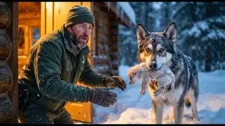 “Trapped in Endless Snow & Rain ❄️🌧️ | A Man, A Dog, and a House | Survival Story”