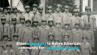 President Biden apologizes to Native American community for residential schools