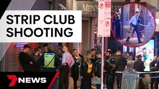 Two arrested over a shooting outside a Melbourne strip club | 7 News Australia