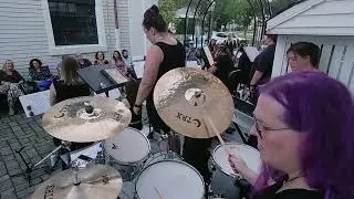 Sing Sang Sung - Drum Cam - Penny Larson drums with the SheBop Swing Orchestra