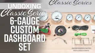 GlowShift | Classic Series Automotive 6 Gauge Sets Unboxing