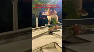 Пятка поднимается на евро-пробел. 2 года прогресса в скейтбординге 😎#скейтбординг #скейт #стилиск...