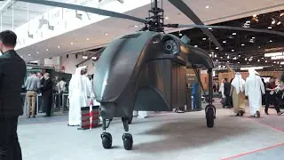 DAY 3 IDEX 2023 Defense Exhibition Abu Dhabi UAE Caracal machine gun ADASI air truck Theon Sensors