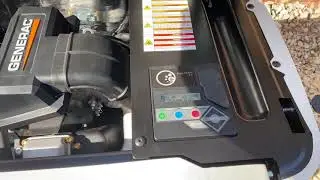 Generac Home standby generator showing an error 2800