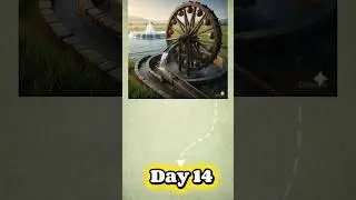 Water Wheel Banane ka ye he Day 14 #minivlog #shorts #vlog #judwaavlog #waterwheel #waterfall