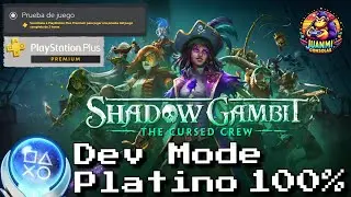 Shadow Gambit // Platino Dev Mode // GRATIS PS+ PREMIUM // 100% Achievements Trofeos Logros