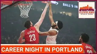 Jarrett Allen scores a CAREER HIGH as Cavaliers crush Trail Blazers on the road