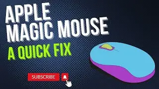 Apple magic mouse connects, but doesn't move, a QUICK fix