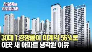 [인덕원자이SK뷰] 30대1 경쟁율에서 미계약 56퍼센트로? 직접 가봤습니다