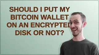 Bitcoin: Should I put my bitcoin wallet on an encrypted disk or not?