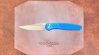 Нож Protech x Peace Neighbor Designed Avalon Blue Battle Frost, новинка 2026 года.