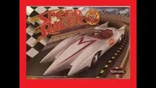 Whats in the Box  Polar Lights 6807 Speed Racer Mach 5 Snap Together Kit