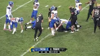 Triton at Pioneer - Varsity HNAC Football 🏈 10-10-2025