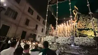 Jueves Santo Palma de Mallorca saludo Sant Crist de la Sang y la Virgen de la Esperanza.