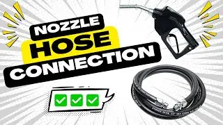 How to Connect Fuel Nozzle to Delivery Hose Without Leakage | Petrol Pump Hose Fitting Guide