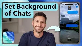 How To Change Background Of Messages On iPhone (iOS 26)