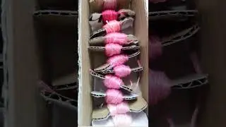 Colorful embroidery threads storage! 😊 Embroidery on paper for beginners, embroidery on photos