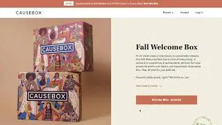 FULL Spoilers | CAUSEBOX Fall 2020 Welcome Box | FREE GIFT + DISCOUNT CODE AVAILABLE