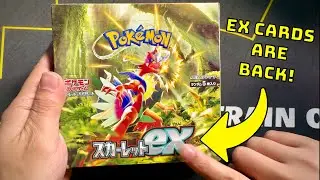 Opening Pokemon Japan's Scarlet EX Booster Box! [30 Booster Packs]