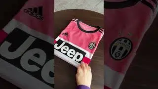 UNBOXING Juventus 2015/16 Away Retro Jersey！The Black & Pink Kit That Won Serie A & Coppa Italia？