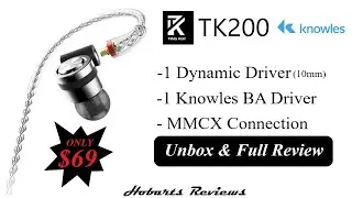 Tingker TK200 IEM Review | 1DD + 1 Knowles Balanced Armature Driver | Best IEM Under $100?