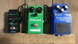 Guitar Pedal Board ideas on a budget. Featuring #maxon  OD808.  (No Talking) #pedalboard