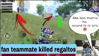@regaltos finished by fan teammate 🤕|| rega angry 😠😠