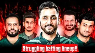 Pakistan's struggling batting lineup in Asia cup 2025!!!