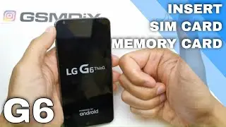 LG G6 How to Insert SIM Card or Micro SD Card