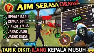 100% AUTO HEADSHOT SEMUA HP 2026 ⚙️📲 CARA SETTING SENSITIVITAS FF AUTO HEADSHOT & SETTING KONTROL