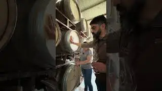 Karim Mussi Wines - Blending Alandes Paradoux Blanc de Blanc.