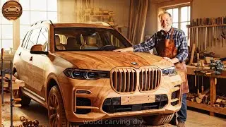 Turn ideas into handmade BMW X7 supercars &ndash; step by step DIY wood carving