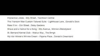Toontown Rewritten Trick or Treat Locations