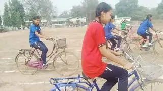 Slow cycle race competition 🚲🚲🚲🚲 #slow#competition#cycle#students&nbsp;#Njhs#