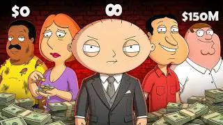 Ranking Family Guy Characters From BROKE To BILLIONAIRE