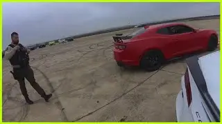 Corvette vs Camaro Street Race Ends in Arrest!