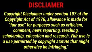 copyright disclaimer _ disclaimer for youtube _ disclaimer intro