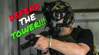 DEFEND THE TOWER!!! AIRSOFT | BLACK TIGER AIRSOFT