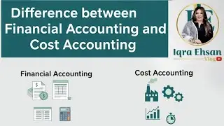 Difference between Financial and Cost Accounting | Easy In Urdu | #graspwithiqra