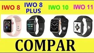 Найдите разницу &mdash; сравнение умных часов IWO 8, IWO 8 PLUS и IWO 10.