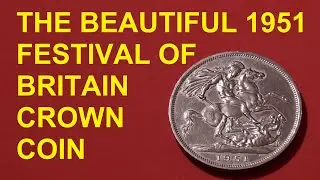 1951 George VI Crown Coin #coins #numismatics