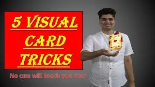 5 tricks no one will tell you / Pro card magic tutorial in Hindi / Best visual card trick in Hindi
