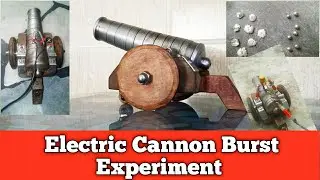 Electric cannon burst experiment | Mini electric cannon high pressure | 5V #TheUmbrella