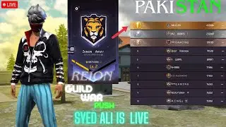 GUILD WAR LIVE 🔴 ROAD TO 1K! 🎯 Full Rush Gameplay & Insane Moments 🎁 #syedaliff #ffpakistan
