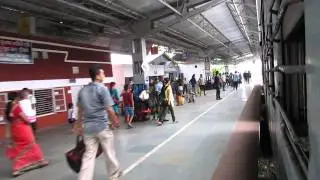 55904 Mariani Jn-Dimapur passenger entering Jorhat town railway station!