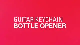 Guitar Keychain Bottle Opener (KR101)
