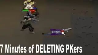 7 Minutes of DELETING PKers Pure Briding [OSRS]
